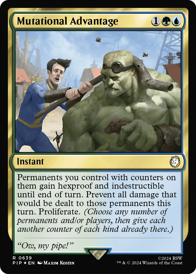Mutational Advantage (Surge Foil) (PIP-639) [Fallout] Foil