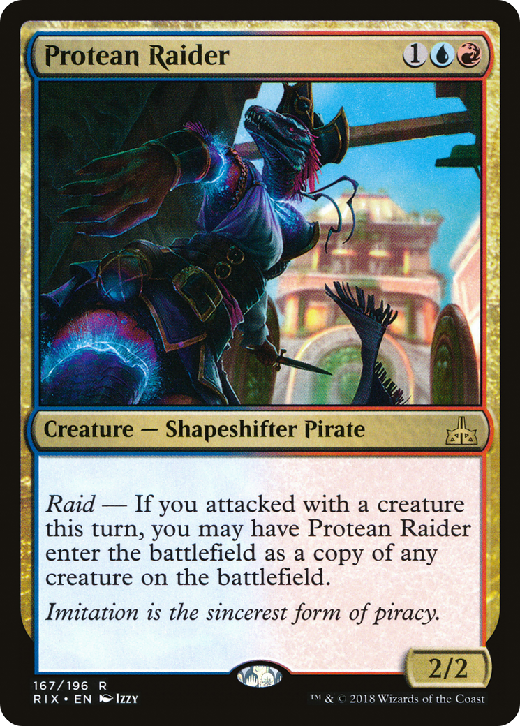 Protean Raider (RIX-167) [Rivals of Ixalan]