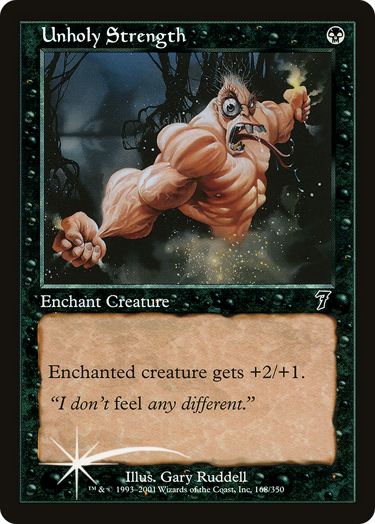 Unholy Strength (7ED-168) [7th Edition]
