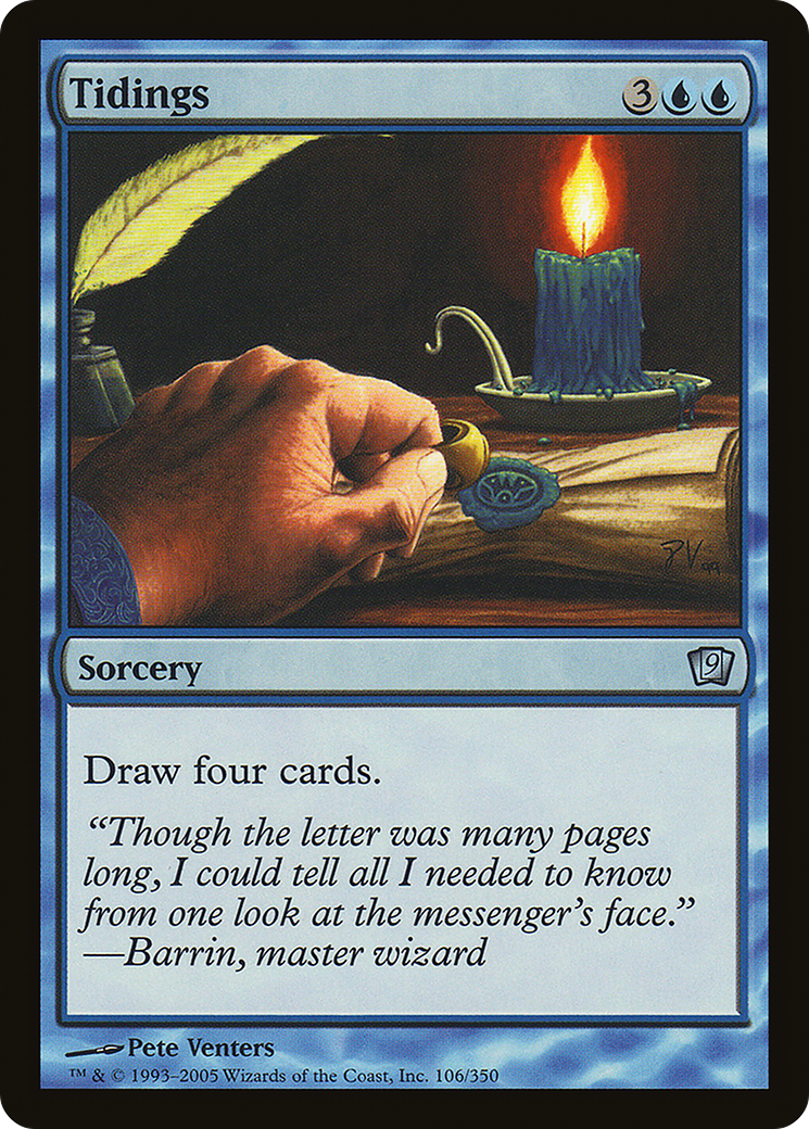 Tidings (9ED-106) [9th Edition] Foil