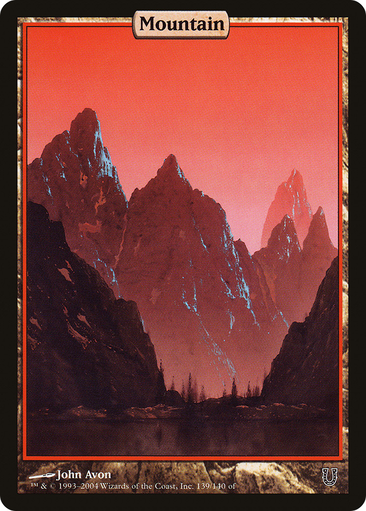 Mountain - Full Art (UNH-139) [Unhinged] Foil