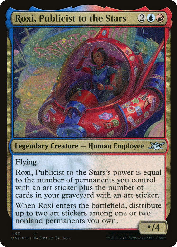 Roxi, Publicist to the Stars (Galaxy Foil) (UNF-463) [Unfinity] Foil