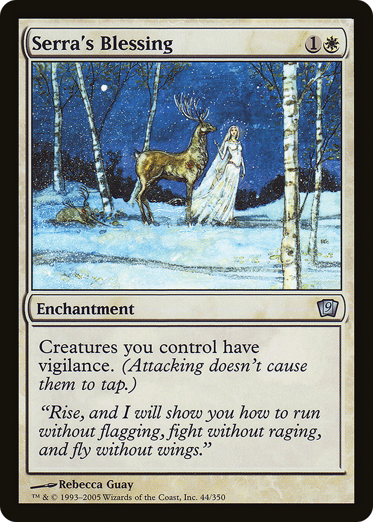 Serra's Blessing [9th Edition] Foil