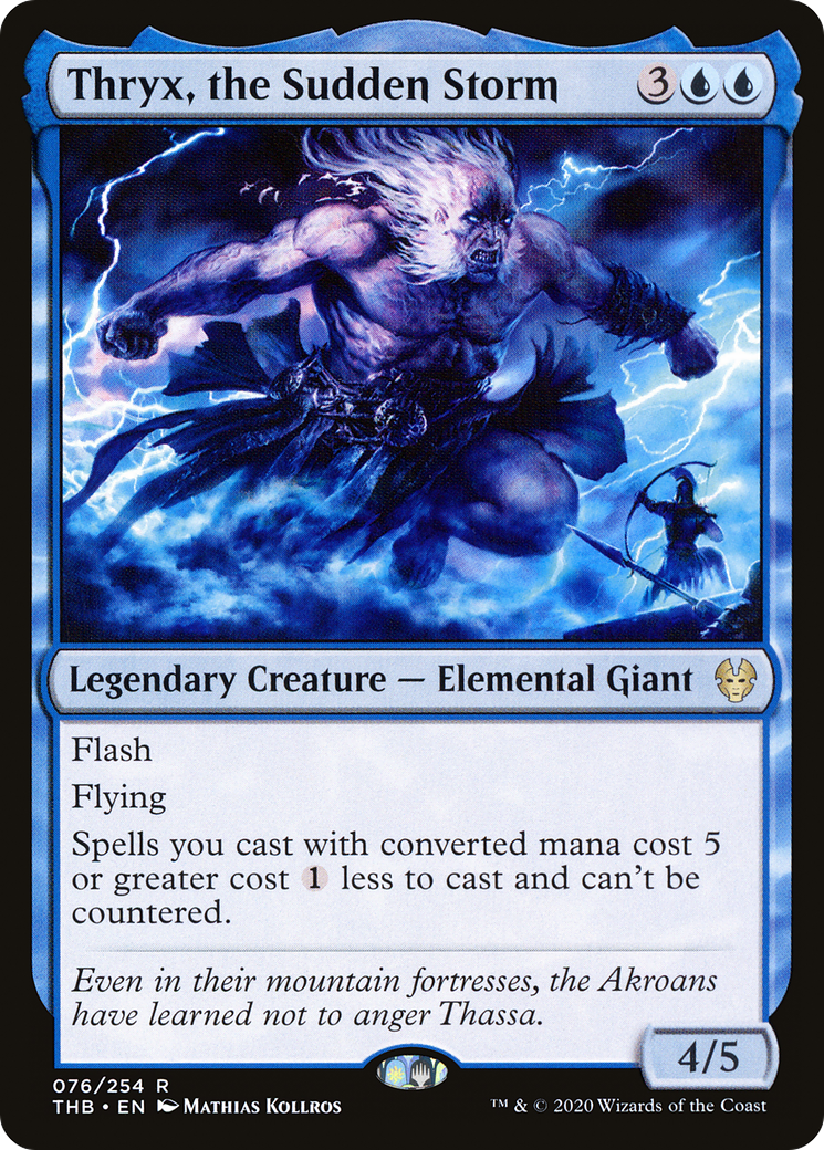 Thryx, the Sudden Storm (THB-076) [Theros Beyond Death] Foil