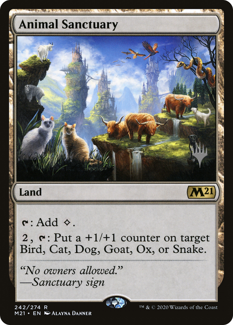 Animal Sanctuary (PPM21-242) [Promo Pack: Core Set 2021 Promos]