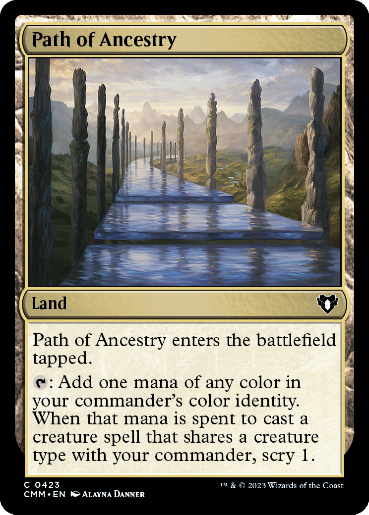 Path of Ancestry (CMM-423) [Commander Masters] Foil