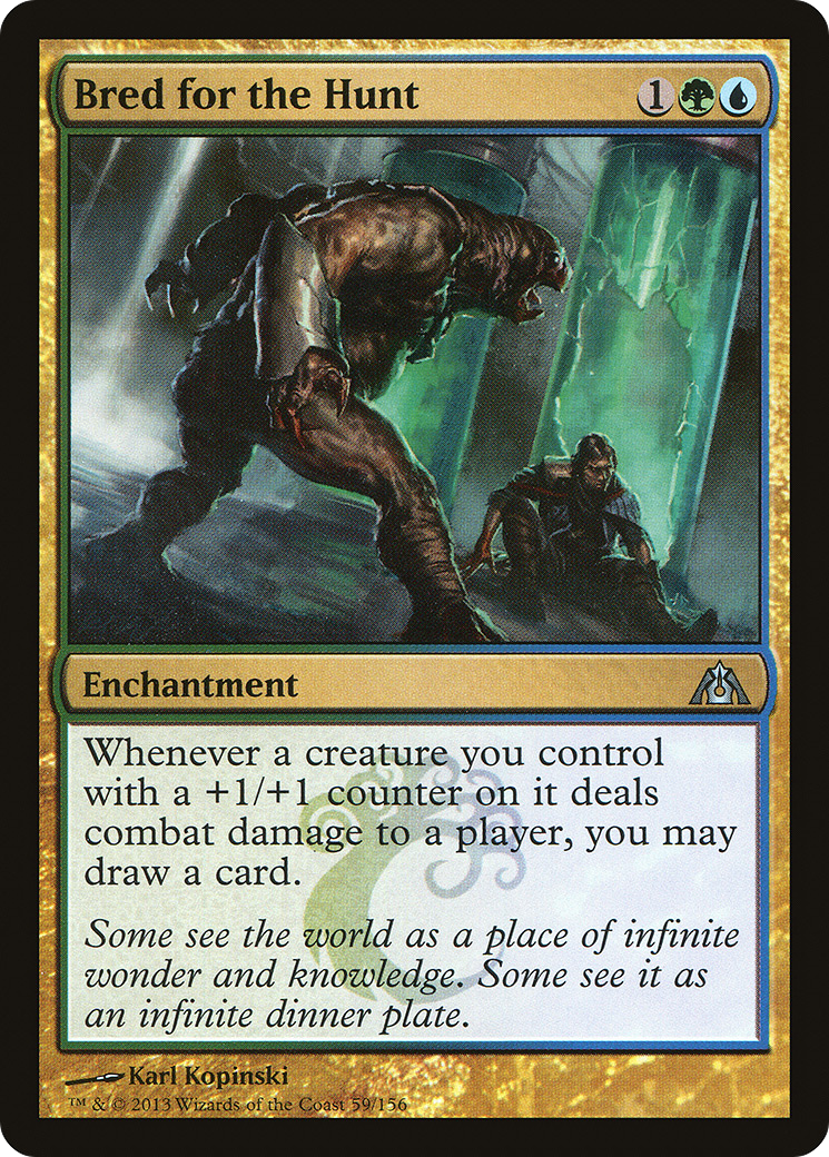 Bred for the Hunt (DGM-059) [Dragon's Maze] Foil