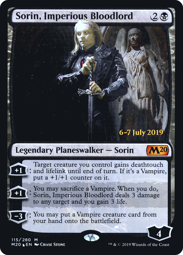 Sorin, Imperious Bloodlord (PRE-115) [Core Set 2020 Promos] Foil