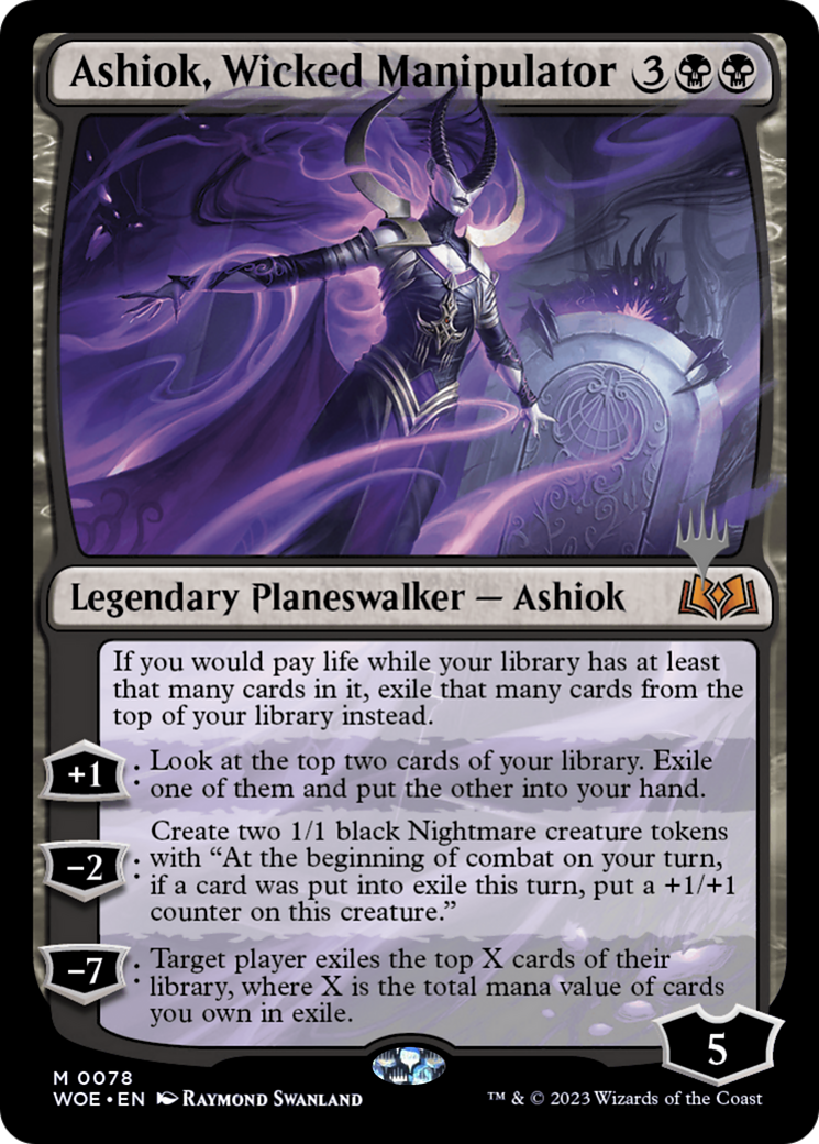 Ashiok, Wicked Manipulator (PPWOE-078) [Promo Pack: Wilds of Eldraine Promos] Foil
