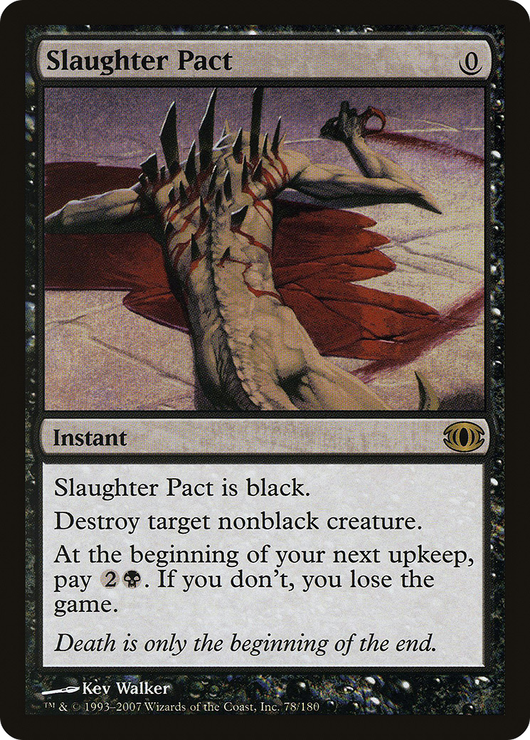 Slaughter Pact (FUT-078) [Future Sight] Foil