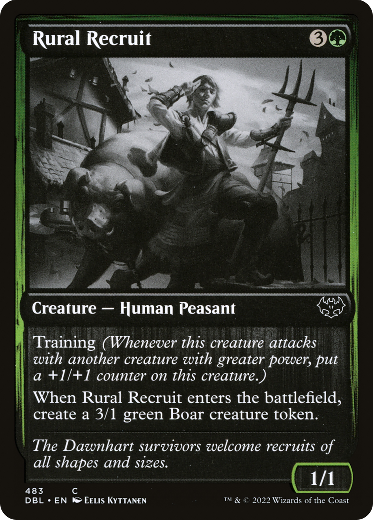 Rural Recruit (DBL-483) [Innistrad: Double Feature]