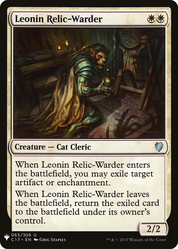 Leonin Relic-Warder (C17) (LIST-065) [The List]
