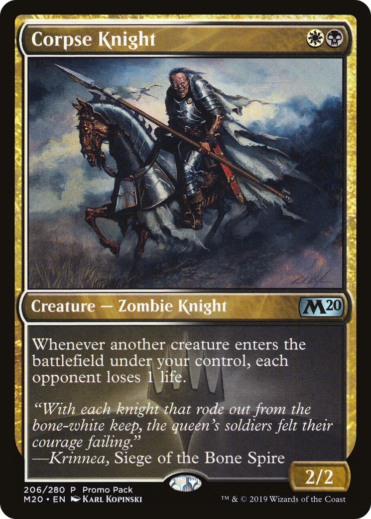 Corpse Knight (PPM20-206) [Promo Pack: Core Set 2020 Promos]