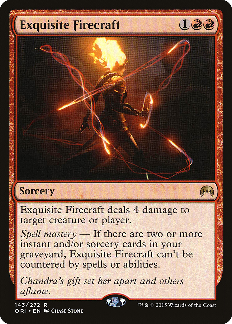 Exquisite Firecraft (ORI-143) [Magic Origins] Foil
