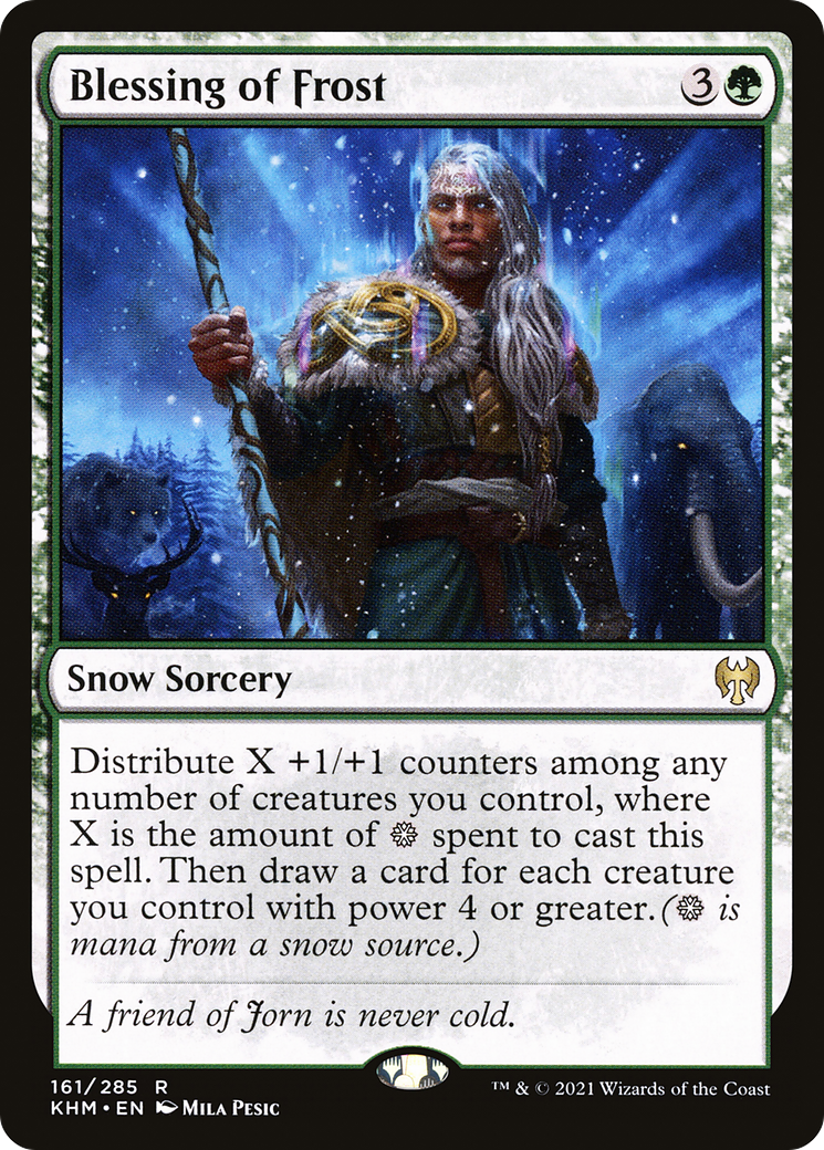 Blessing of Frost (KHM-161) [Kaldheim]
