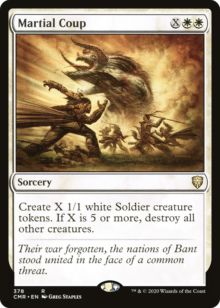 Martial Coup - Theme Deck Exclusive [Commander: Commander Legends]
