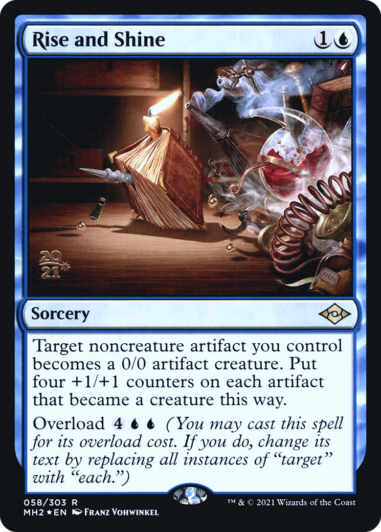 Rise and Shine (PRE-058) [Modern Horizons 2 Promos] Foil
