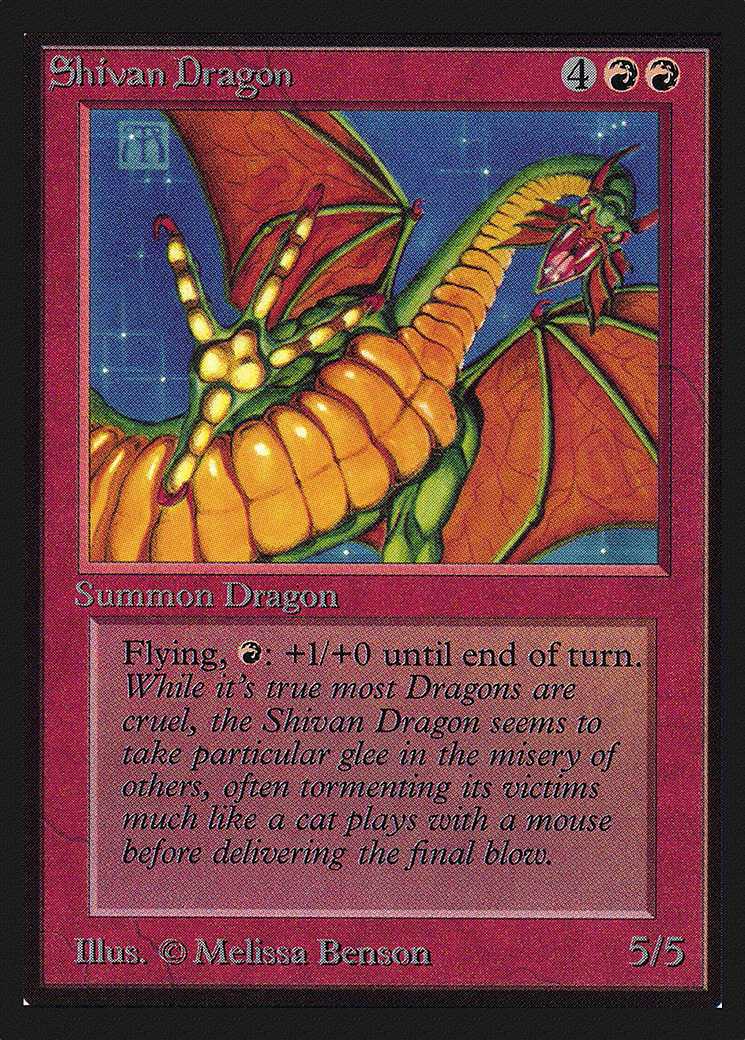 Shivan Dragon (IE) [Intl. Collectors' Edition]
