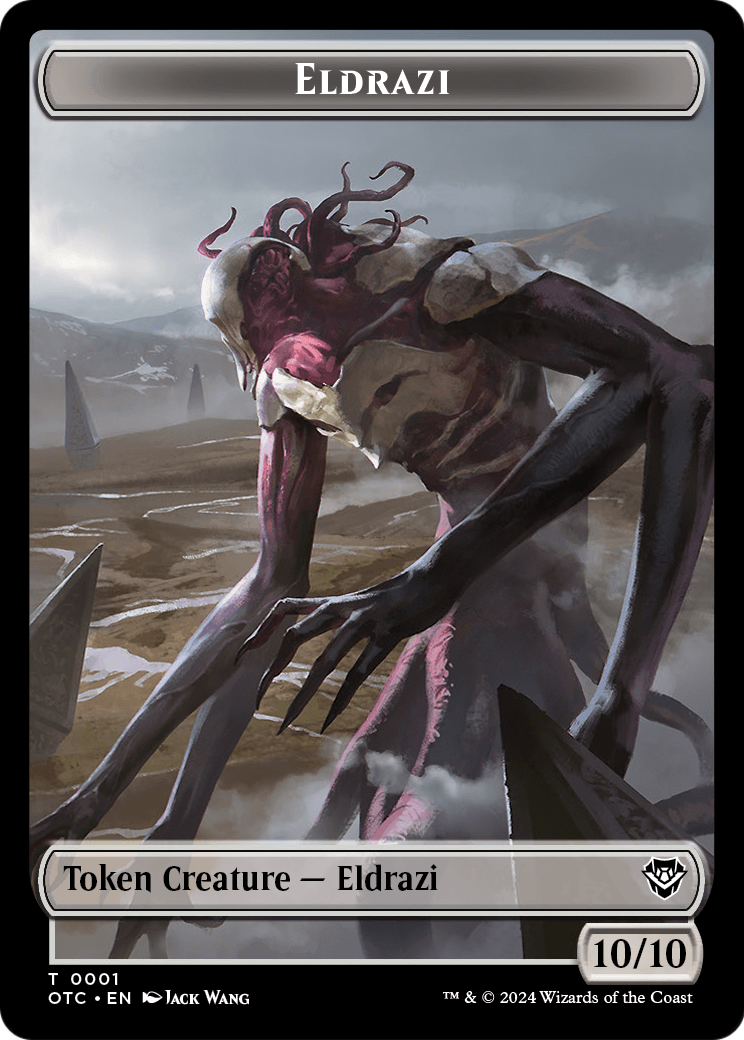 Eldrazi (TOTC-001) [Outlaws of Thunder Junction Commander Tokens] Foil