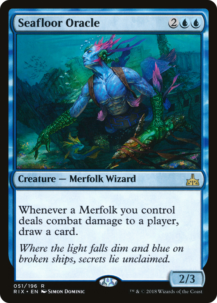 Seafloor Oracle (RIX-051) [Rivals of Ixalan] Foil