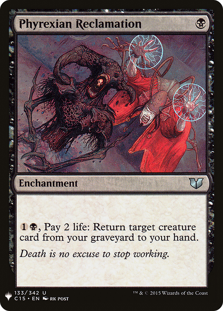 Phyrexian Reclamation (LIST-133) [The List]