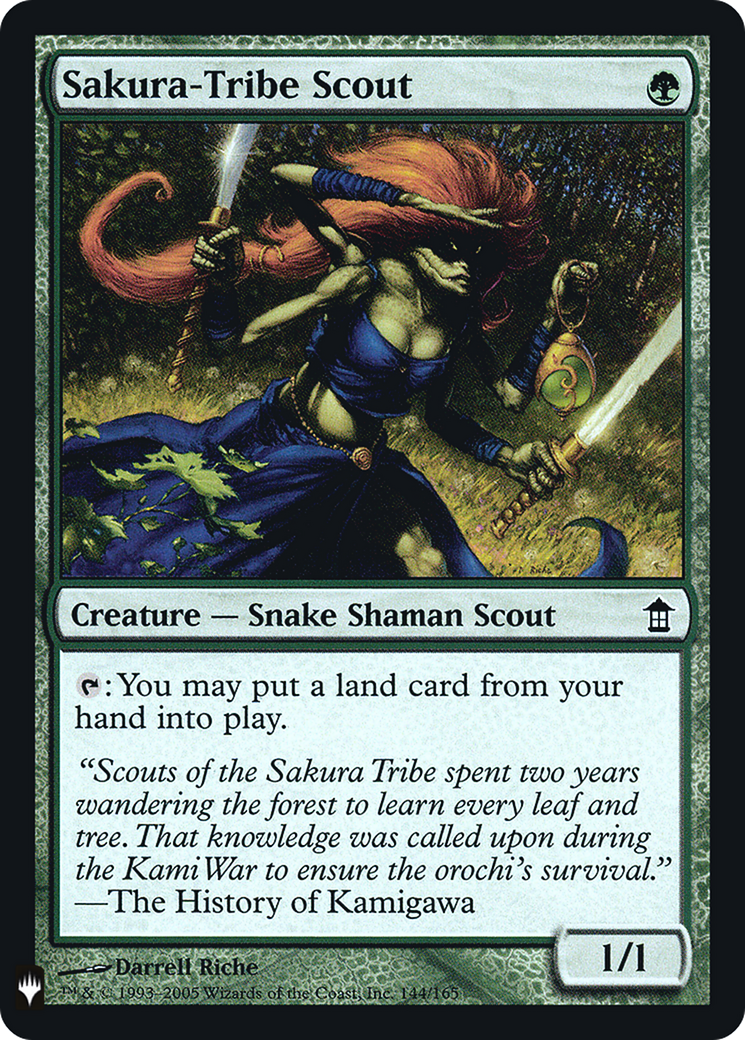 Sakura-Tribe Scout (LIST-144) [The List] Foil