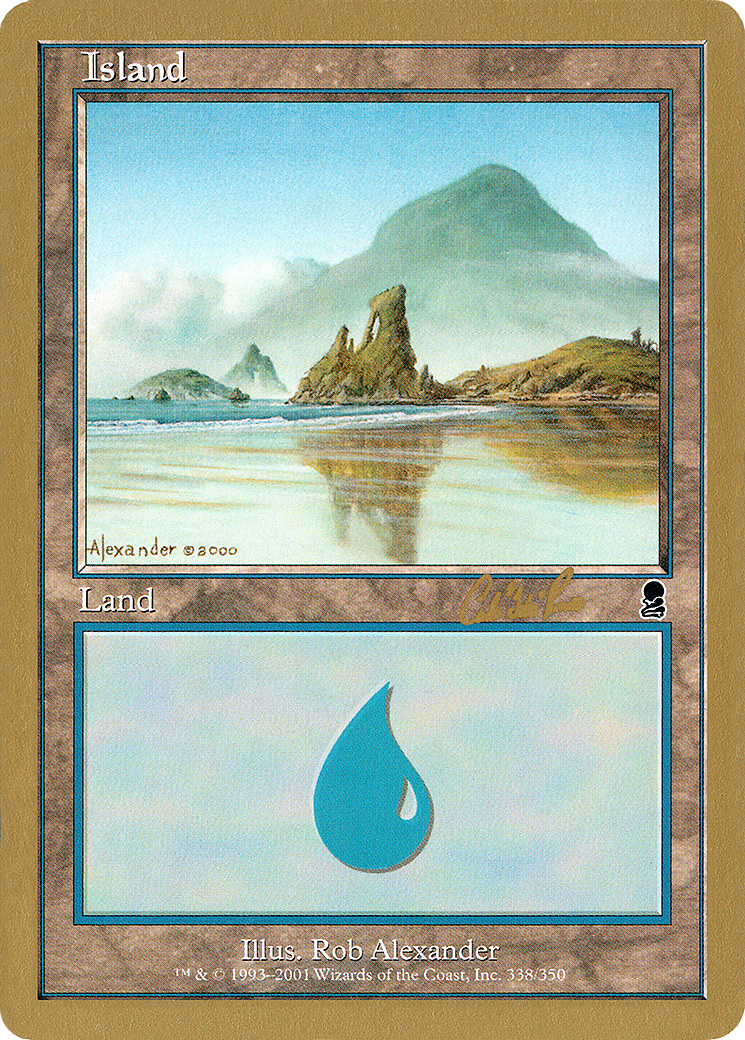 Island (338) - 2002 Carlos Romao (ODY) [World Championship Decks 2002]