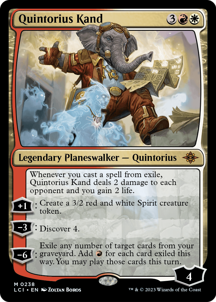 Quintorius Kand (LCI-238) [The Lost Caverns of Ixalan] Foil