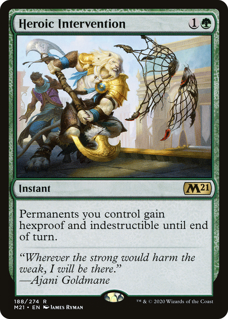 Heroic Intervention (M21-188) [Core Set 2021]