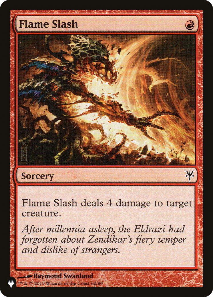 Flame Slash (LIST-60/80) [The List]