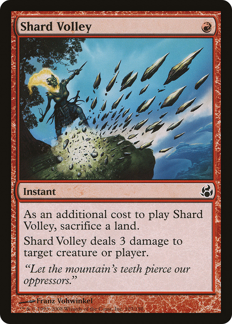 Shard Volley (MOR-103) [Morningtide] Foil