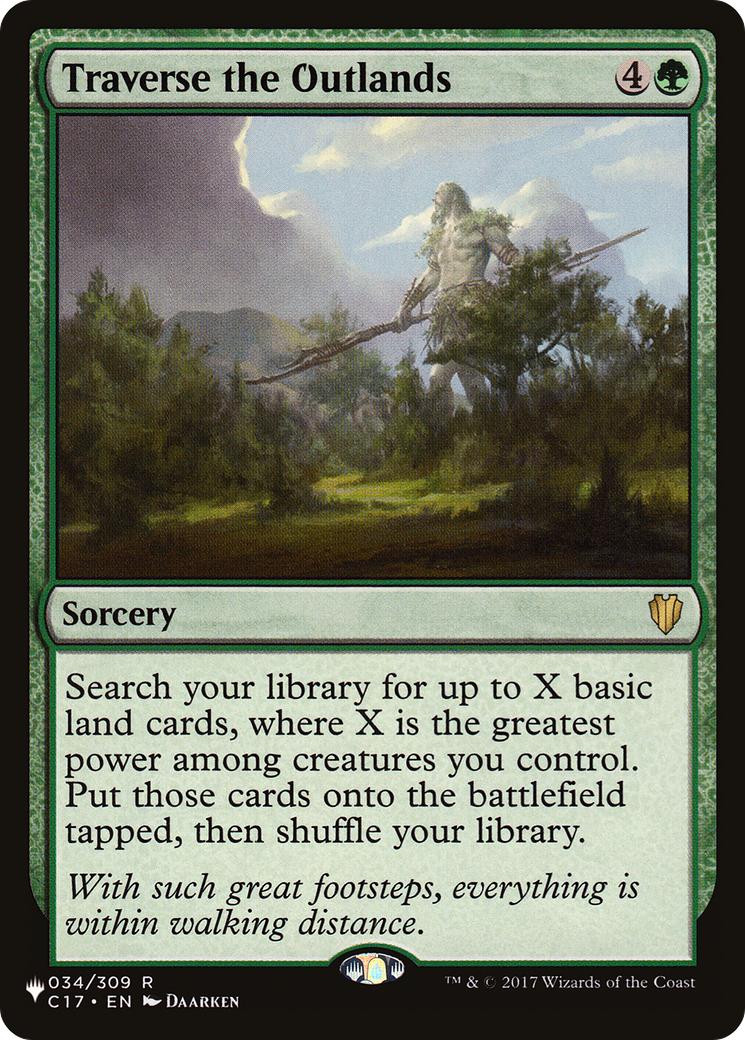 Traverse the Outlands (LIST-034/309) [The List]
