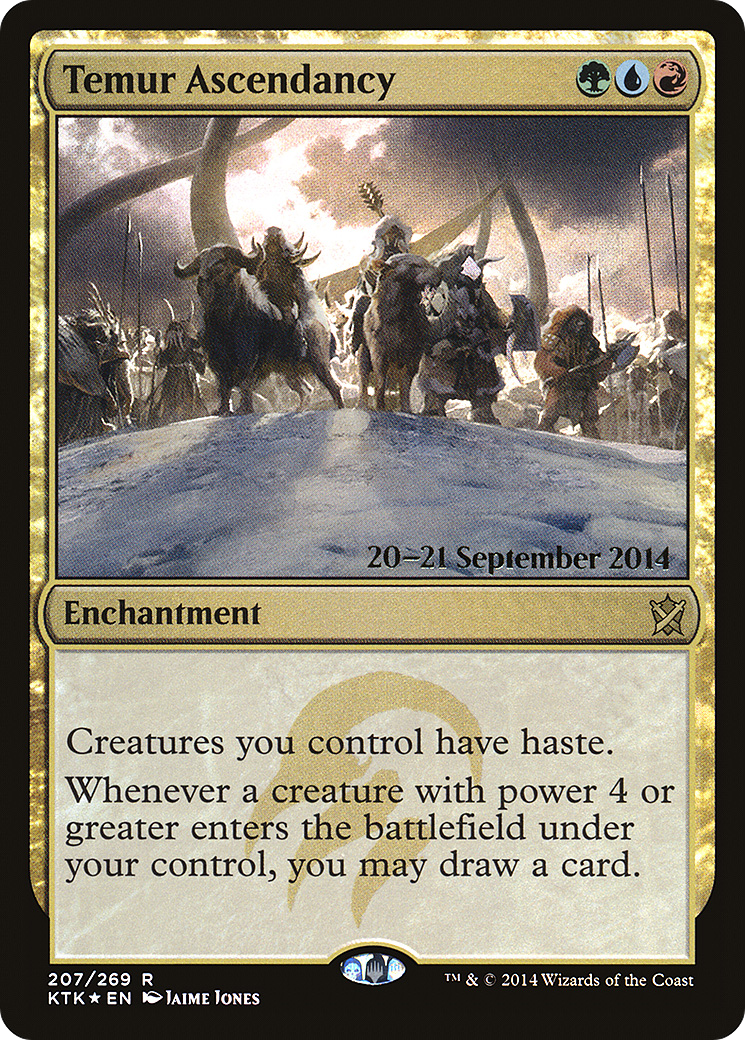 Temur Ascendancy (PRE-207) [Khans of Tarkir Promos] Foil