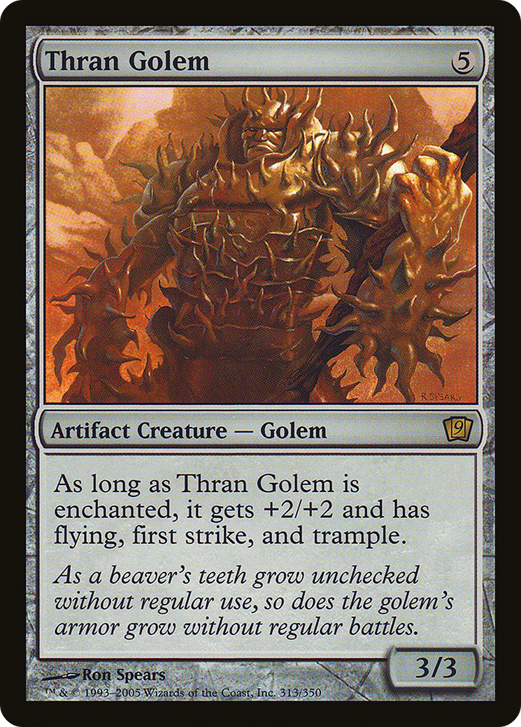 Thran Golem (9ED-313) [9th Edition]