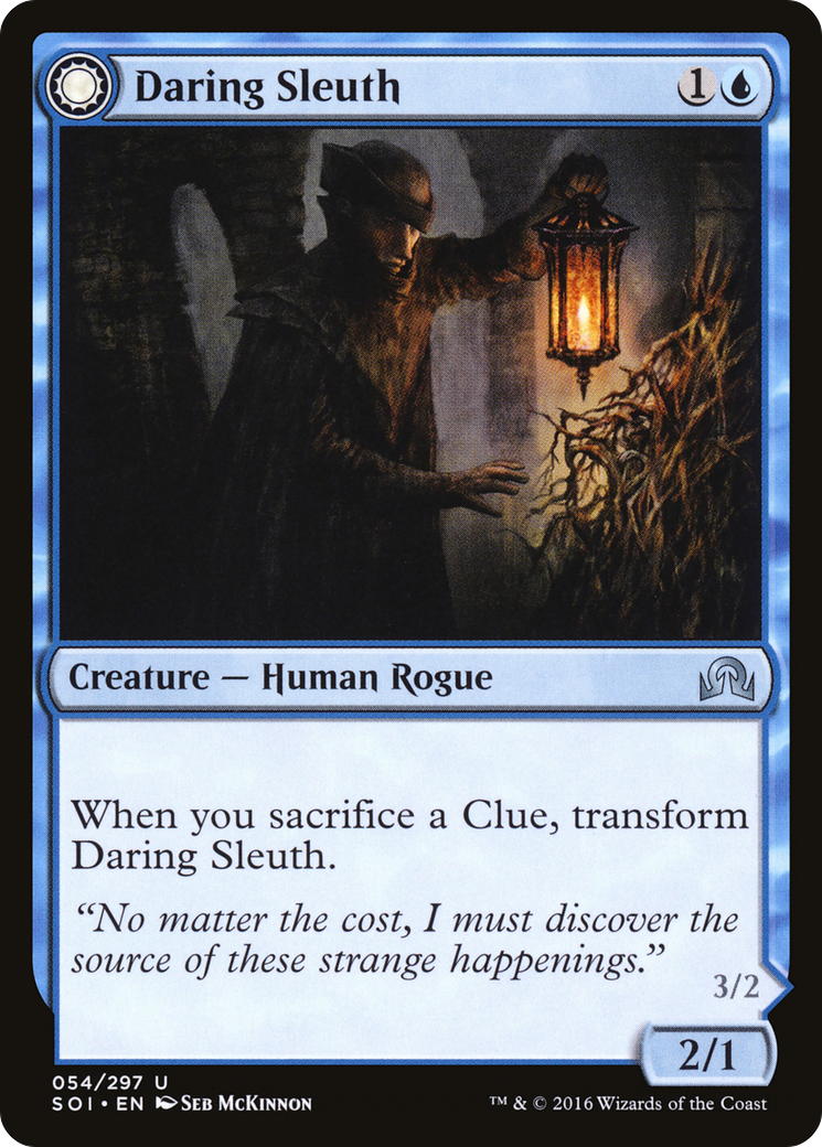 Daring Sleuth (SOI-054) [Shadows over Innistrad] Foil