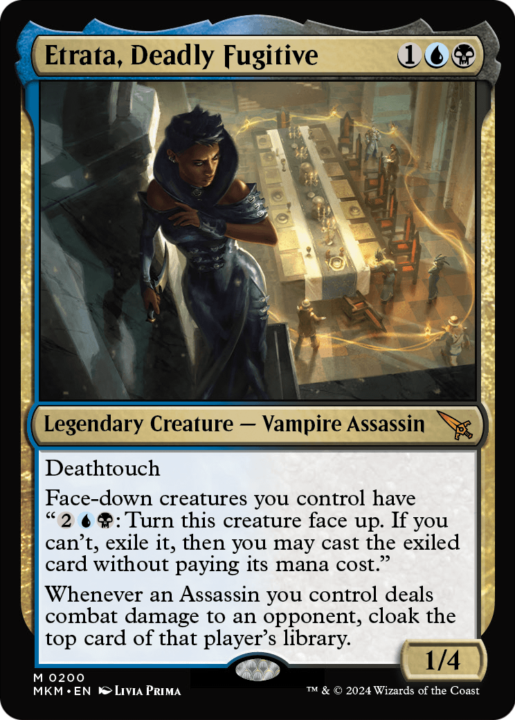 Etrata, Deadly Fugitive (MKM-200) [Murders at Karlov Manor] Foil