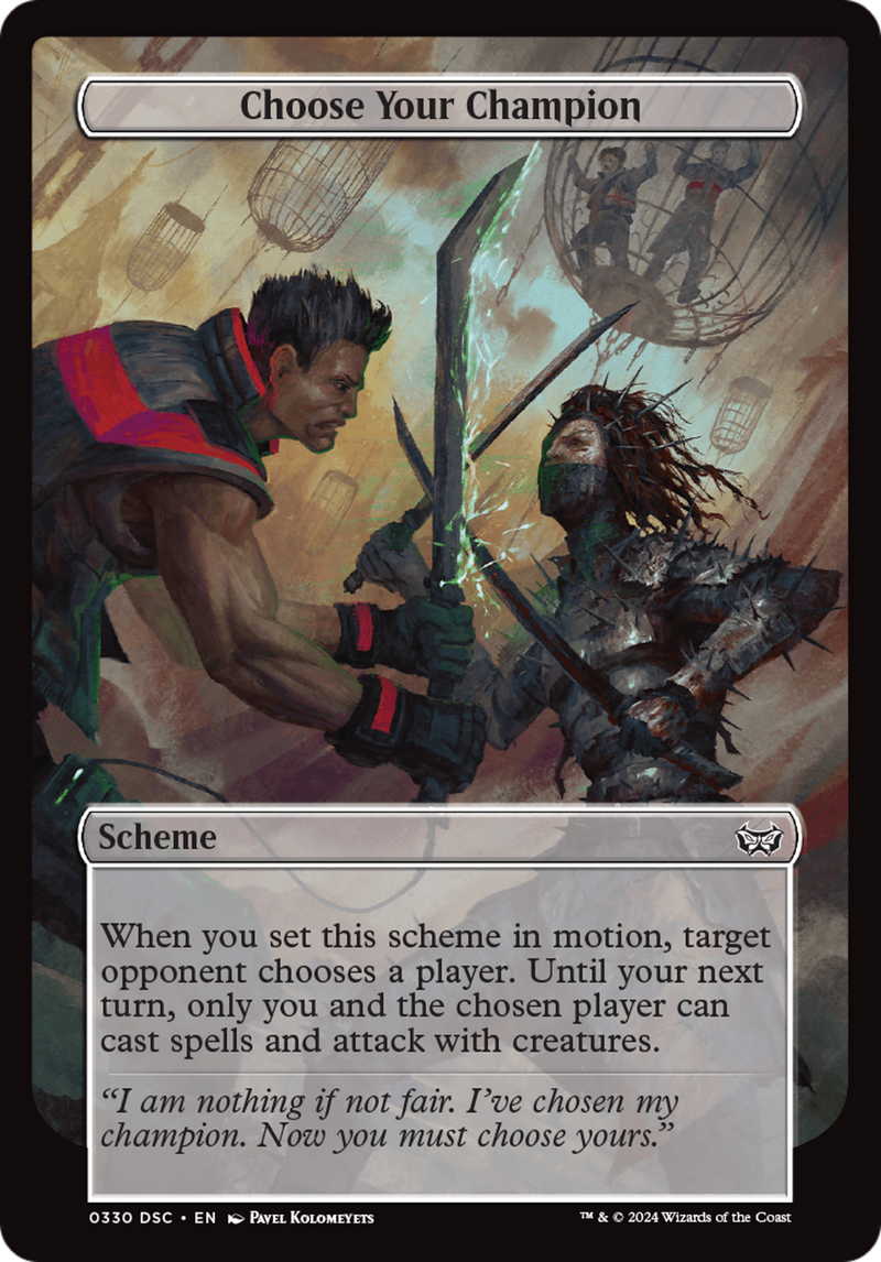 Choose Your Champion (Full Art) (A:DSC-330) [Duskmourn: House of Horror Commander]
