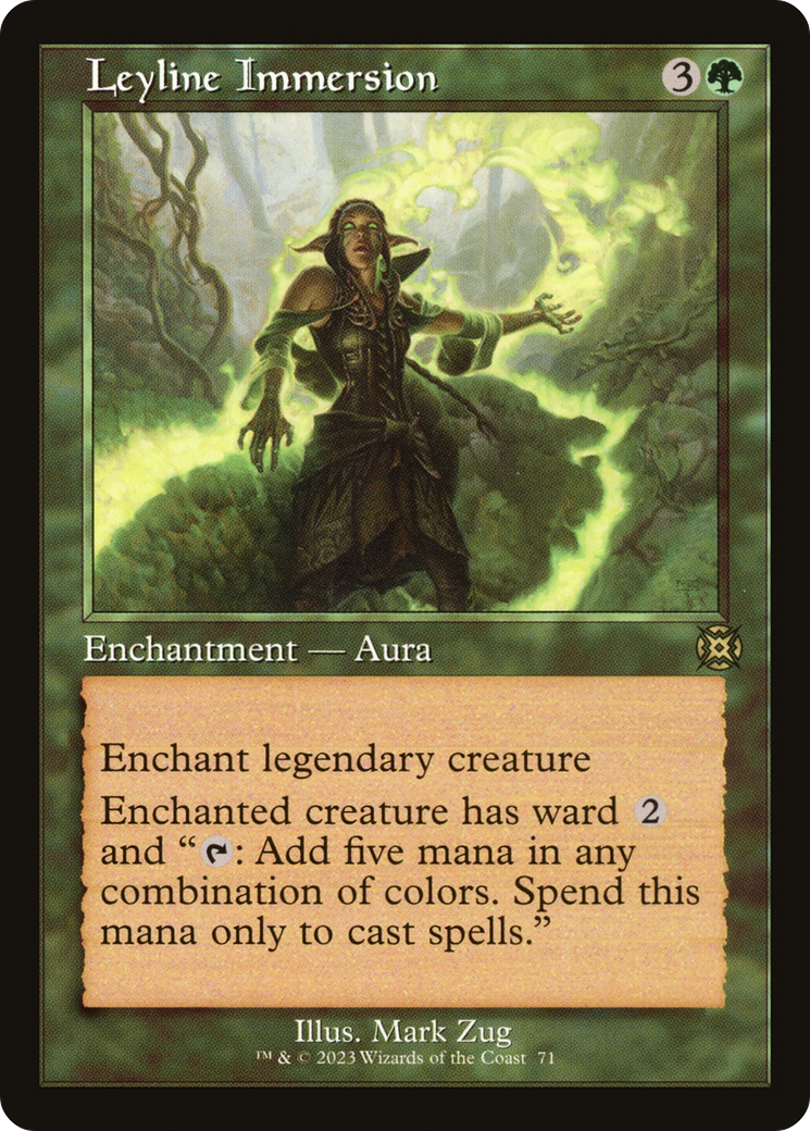 Leyline Immersion (Retro Frame) (MAT-071) (Showcase) [March of the Machine: The Aftermath]
