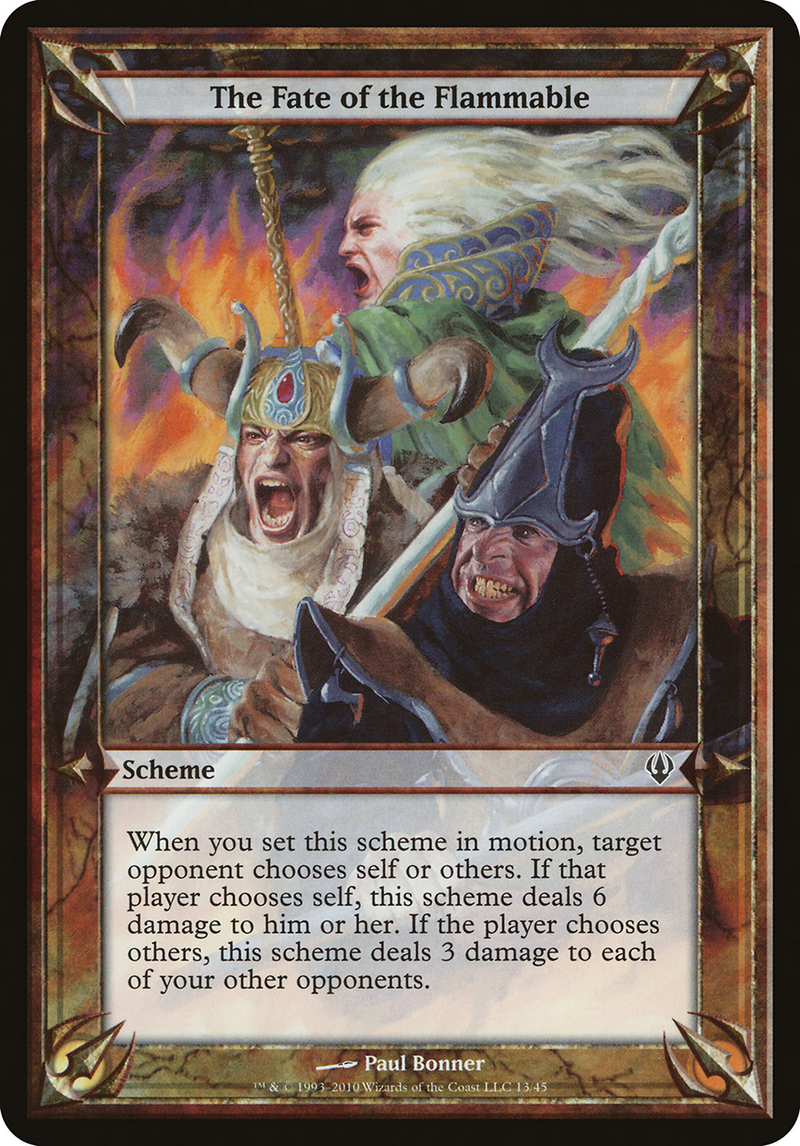 The Fate of the Flammable (Archenemy) [Archenemy Schemes]