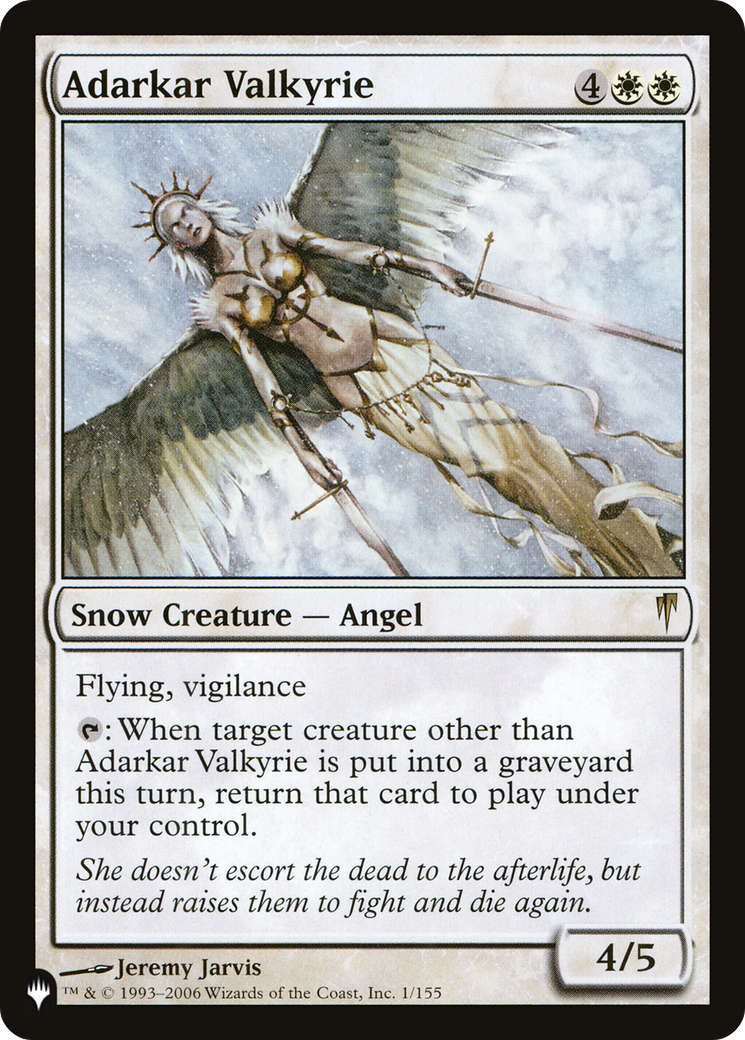 Adarkar Valkyrie (LIST-1/155) [The List]