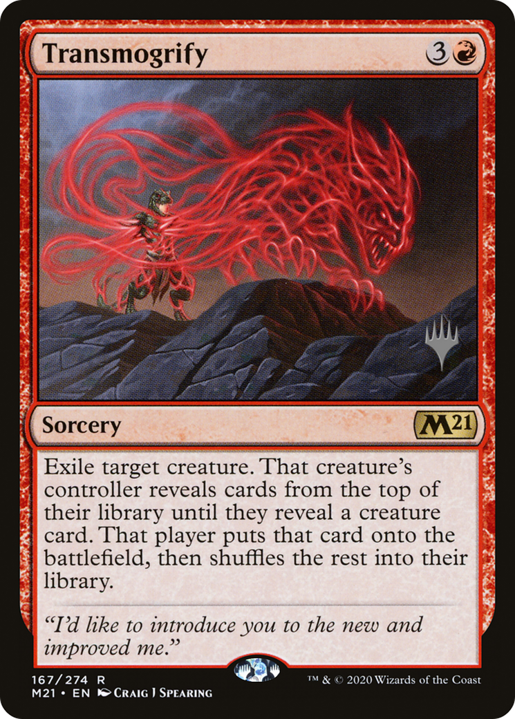 Transmogrify (PPM21-167) [Promo Pack: Core Set 2021 Promos] Foil