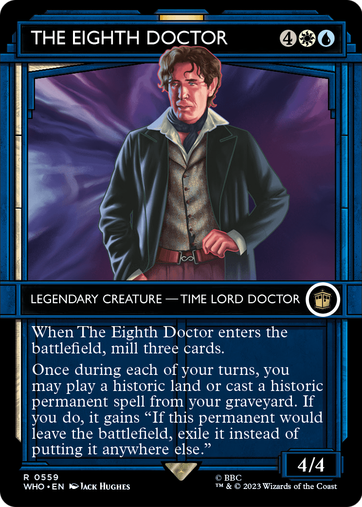The Eighth Doctor (Showcase) (WHO-559) (Borderless) [Doctor Who]