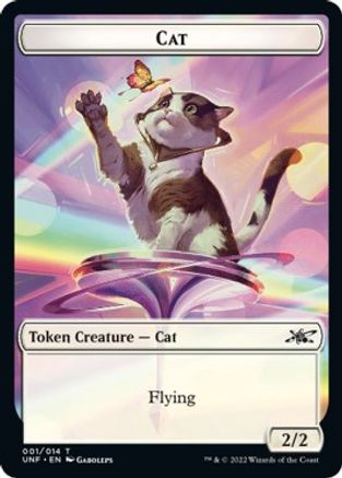 Cat // Treasure (12) Double-sided Token [Unfinity] Foil