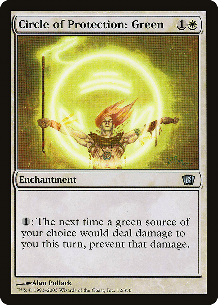 Circle of Protection: Green (8ED-012) [8th Edition]