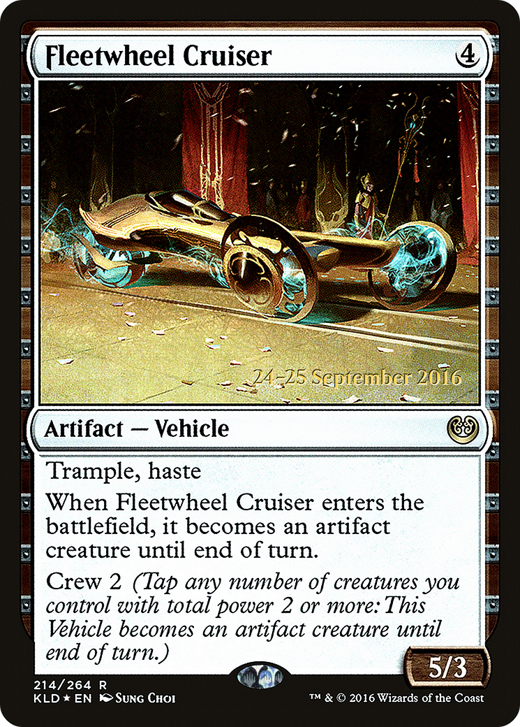 Fleetwheel Cruiser (PRE-214) [Kaladesh Promos] Foil