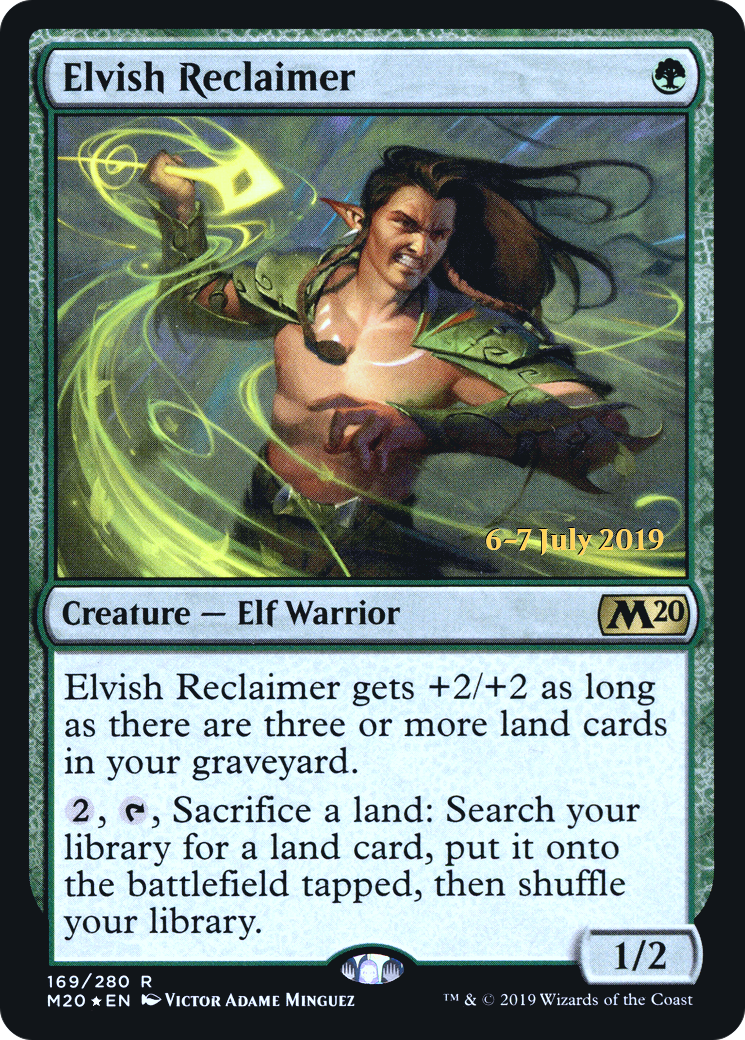 Elvish Reclaimer (PRE-169) [Core Set 2020 Promos] Foil