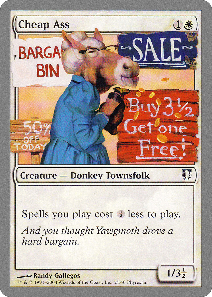 Cheap Ass (UNH-005) [Unhinged]