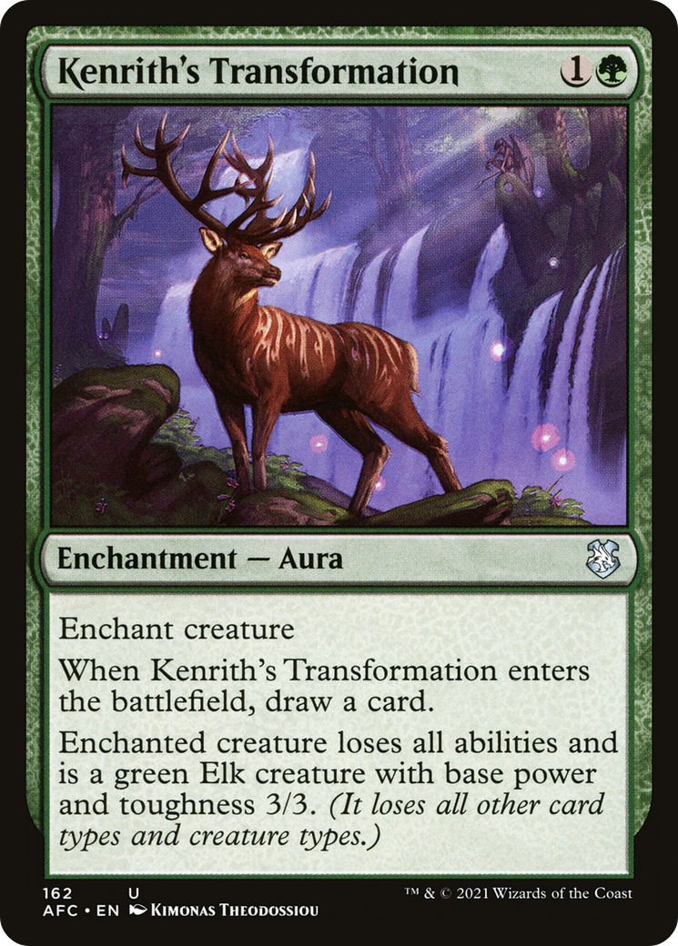 Kenrith's Transformation (AFC-162) [Forgotten Realms Commander]
