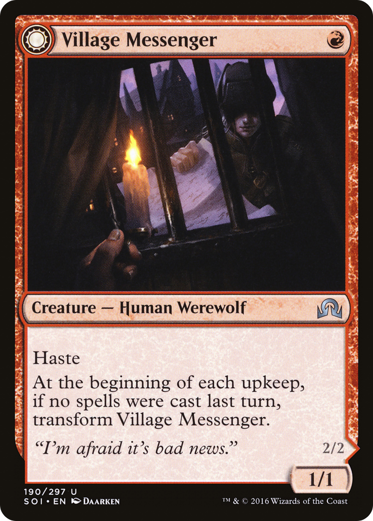 Village Messenger (SOI-190) [Shadows over Innistrad]