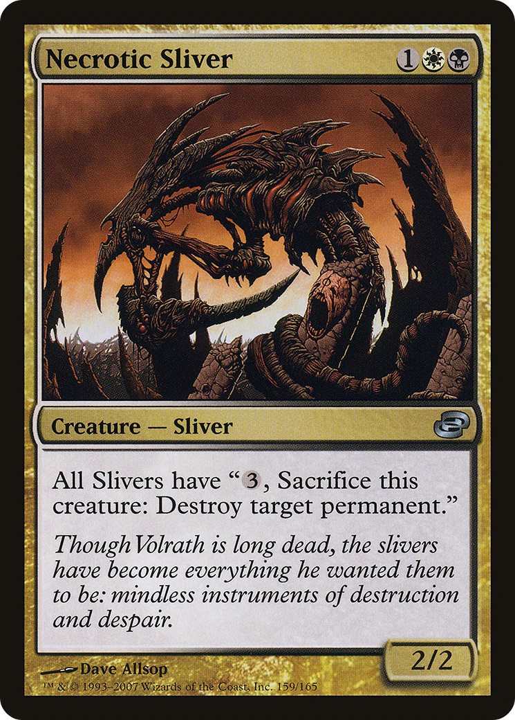 Necrotic Sliver (PLC-159) [Planar Chaos]
